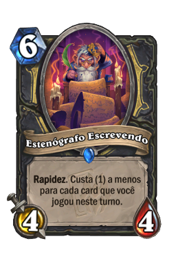 Estenógrafo Escrevendo