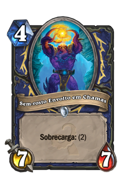 Sem-rosto Envolto em Chamas