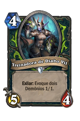 Treinadora de Diabo Vil