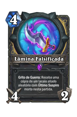 Lâmina Falsificada