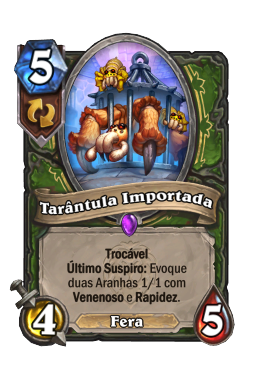 Tarântula Importada