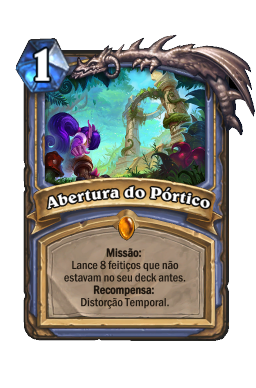 Abertura do Pórtico