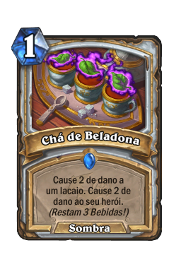Chá de Beladona