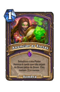 Anunciar as Trevas