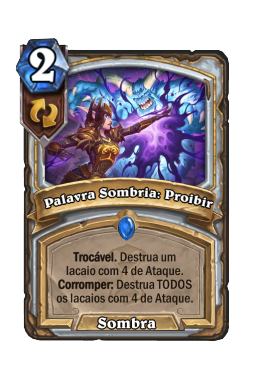 Palavra Sombria: Proibir