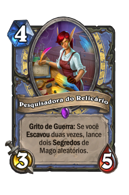 Pesquisadora do Relicário