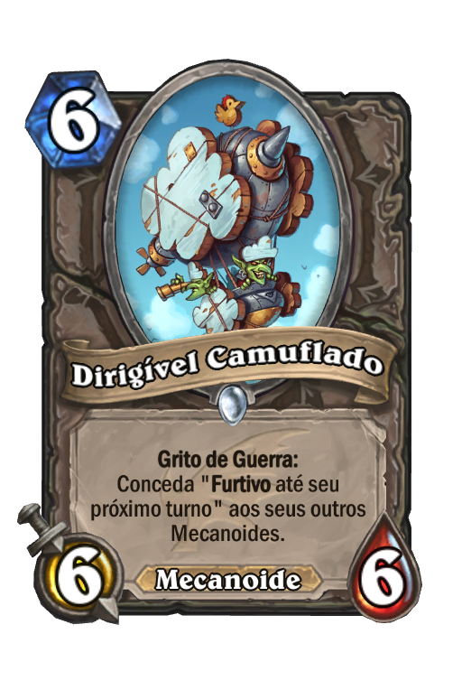 Dirigível Camuflado