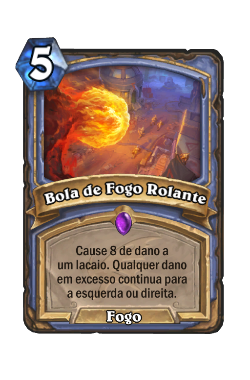 Bola de Fogo Rolante