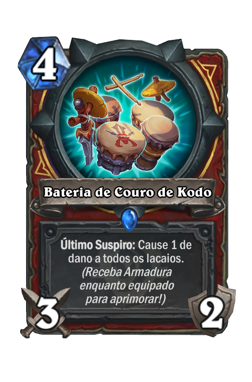 Bateria de Couro de Kodo