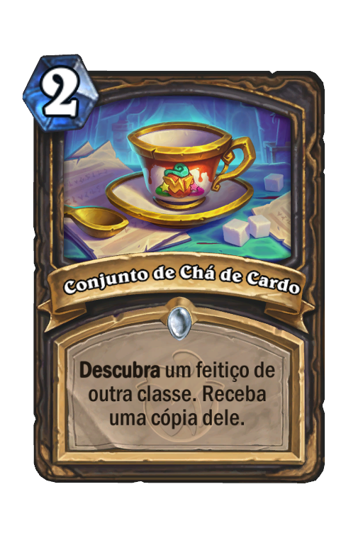 Conjunto de Chá de Cardo