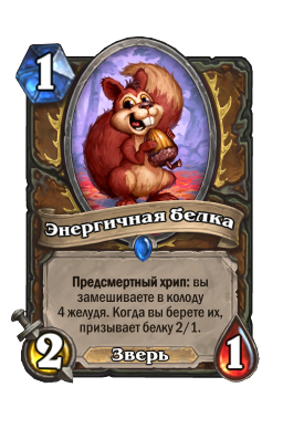 Энергичная белка